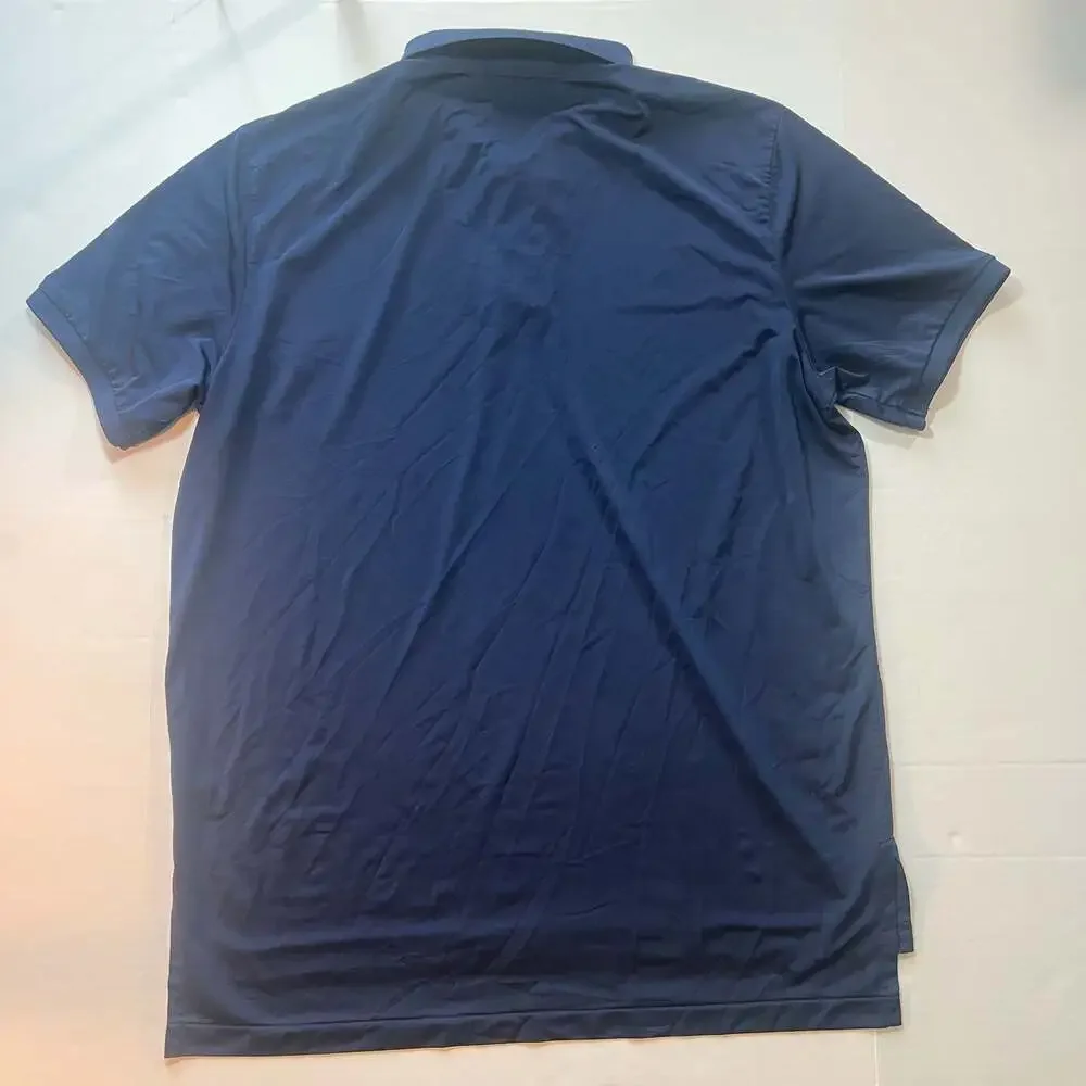 Polo Ralph Lauren Performance Navy Short-Sleeve Polo Shirt Men's XL